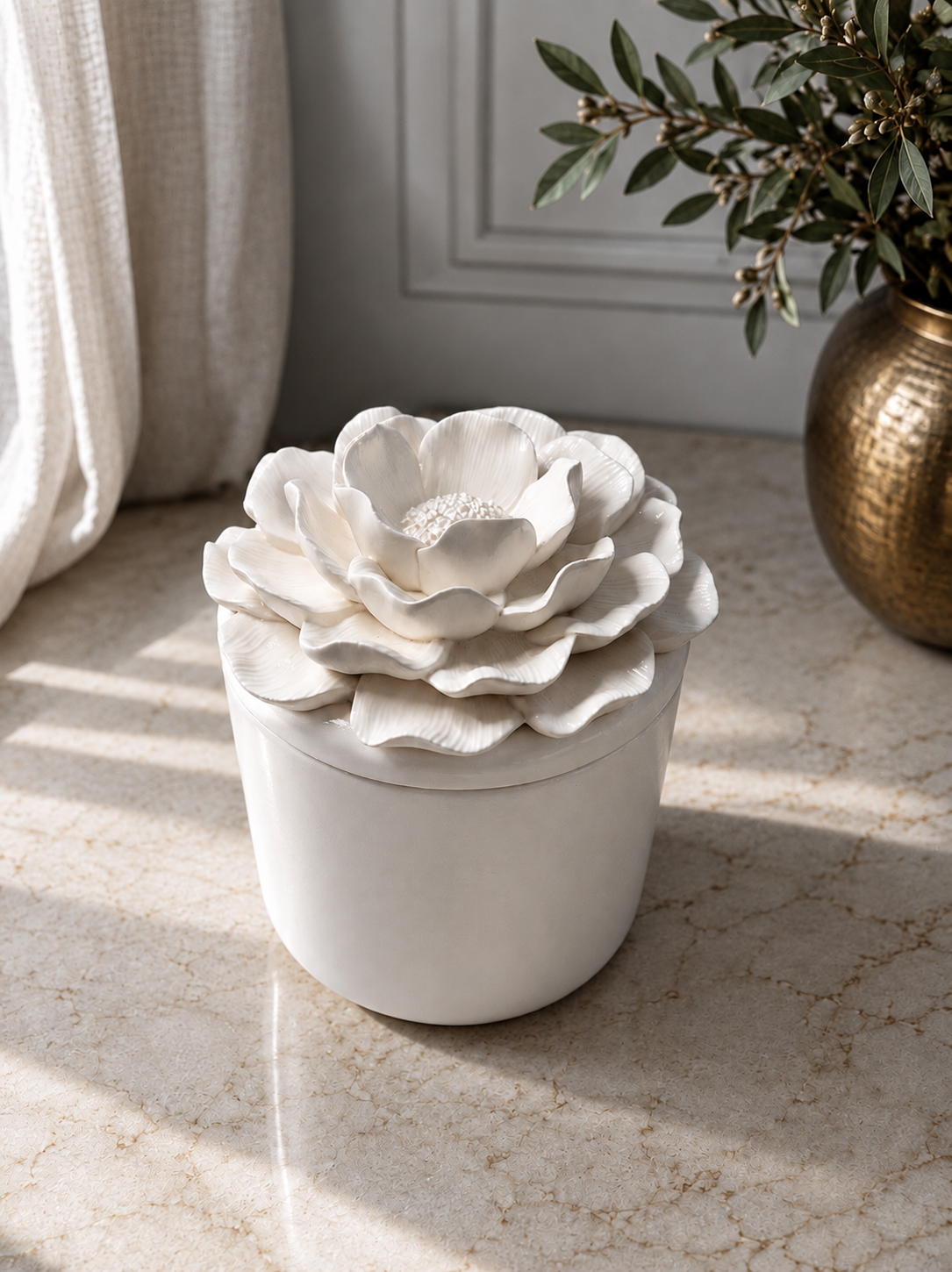 LUMIÈRE PIVOINE • vela artesanal de cera de soja y coco