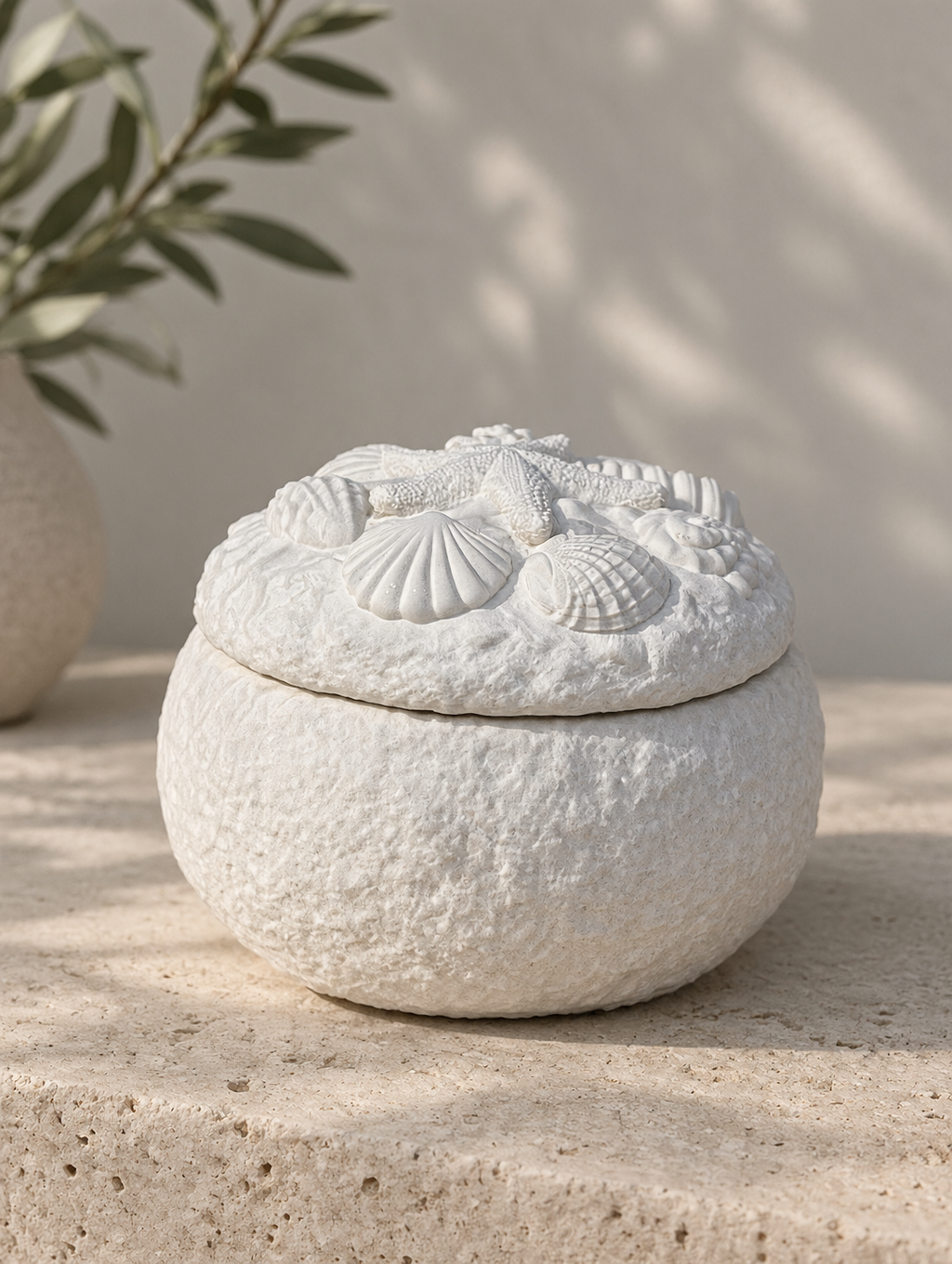 LUMIÈRE D’ÈTÈ CERAMIQUE • Vela artesanal de cera de soja y coco