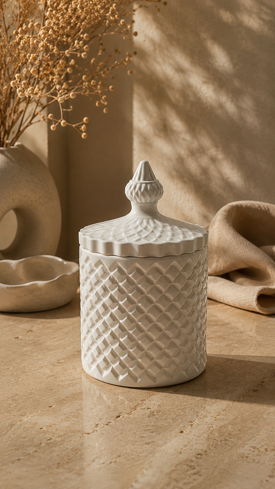 LUMIÈRE ÈCRIN · Vela Artesanal de Cera de Soja y Coco