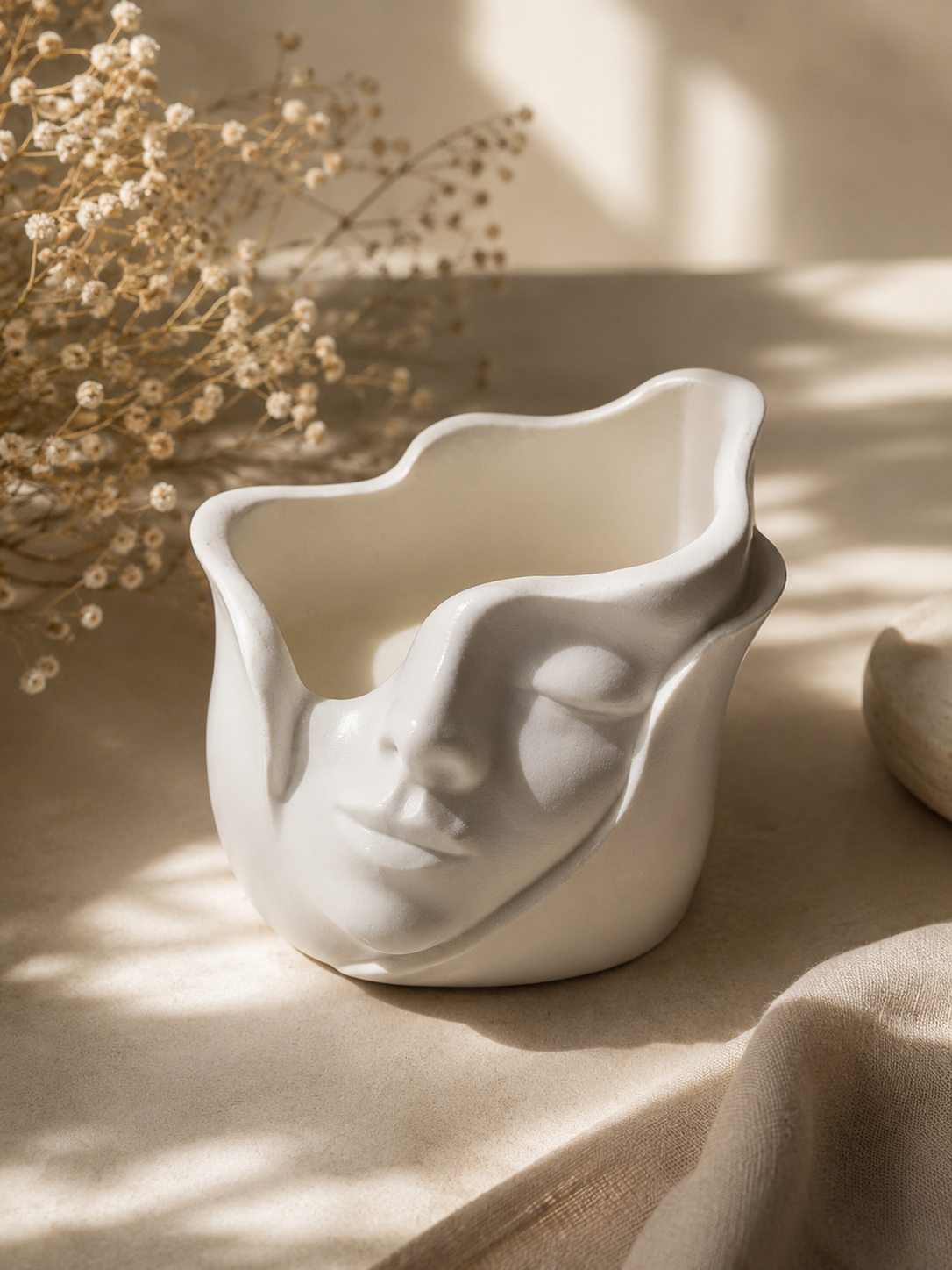 LUMIÈRE VISAGE · Vela Artesanal de Cera de Soja y Coco